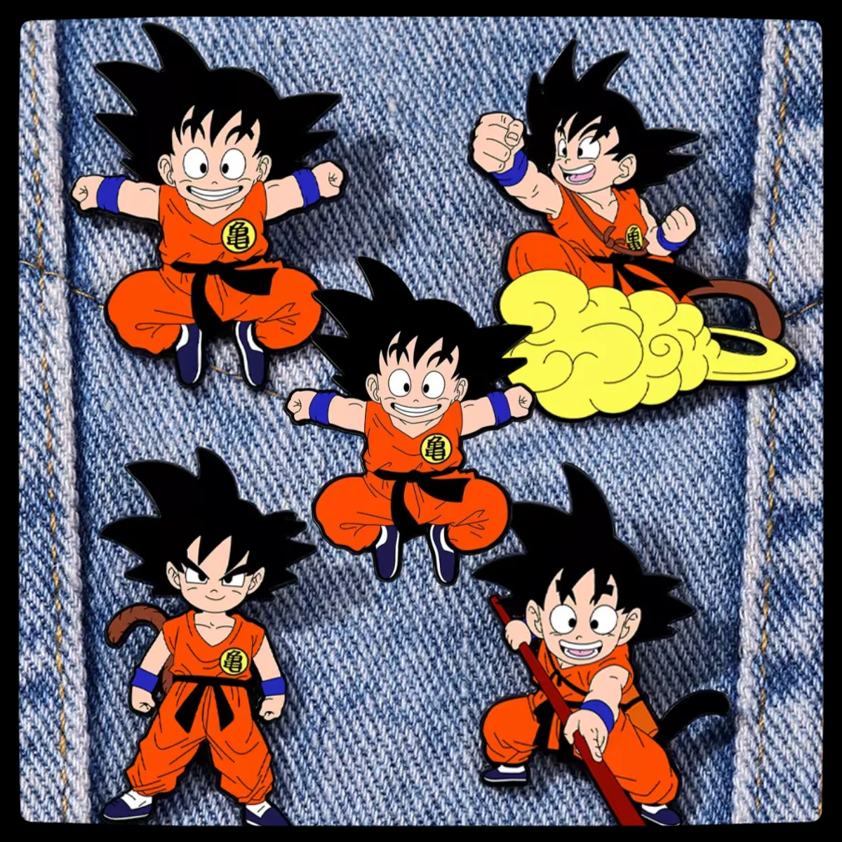 

Металлический значок Dragon Ball: милый DIY-значок с Укуном, аксессуар для сумки, аниме-значок, унисекс, оптом