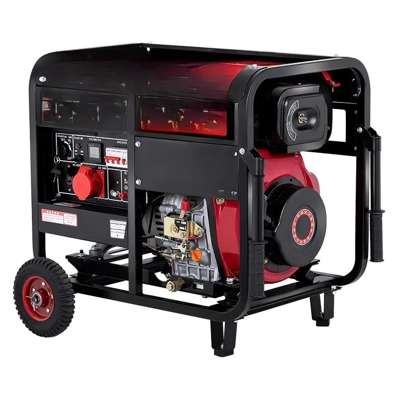 

Diesel generator set 5/6/8/10 kW 1 2kW small household outdoor single-phase 220V three-phase 380V