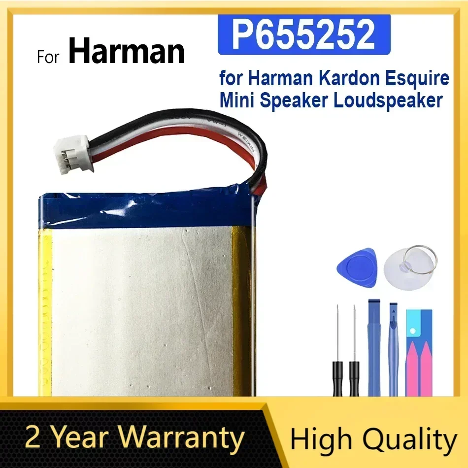 Battery For Harman Kardon, P655252, Mini Speaker, Loudspeaker