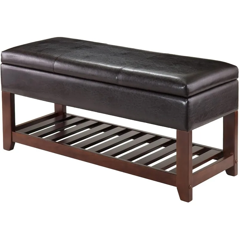

Monza Bench with Storage Chest, Brown Sponsored Home & Kitchen›Furniture›Entryway Furniture›Storage Benches