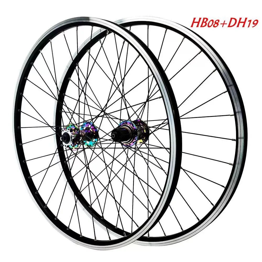 

Bicycle wheel mountain wheel set 26/27.5/29 inch disc V-brake front two rear four Peilin bearings 12 speed quick disassembly