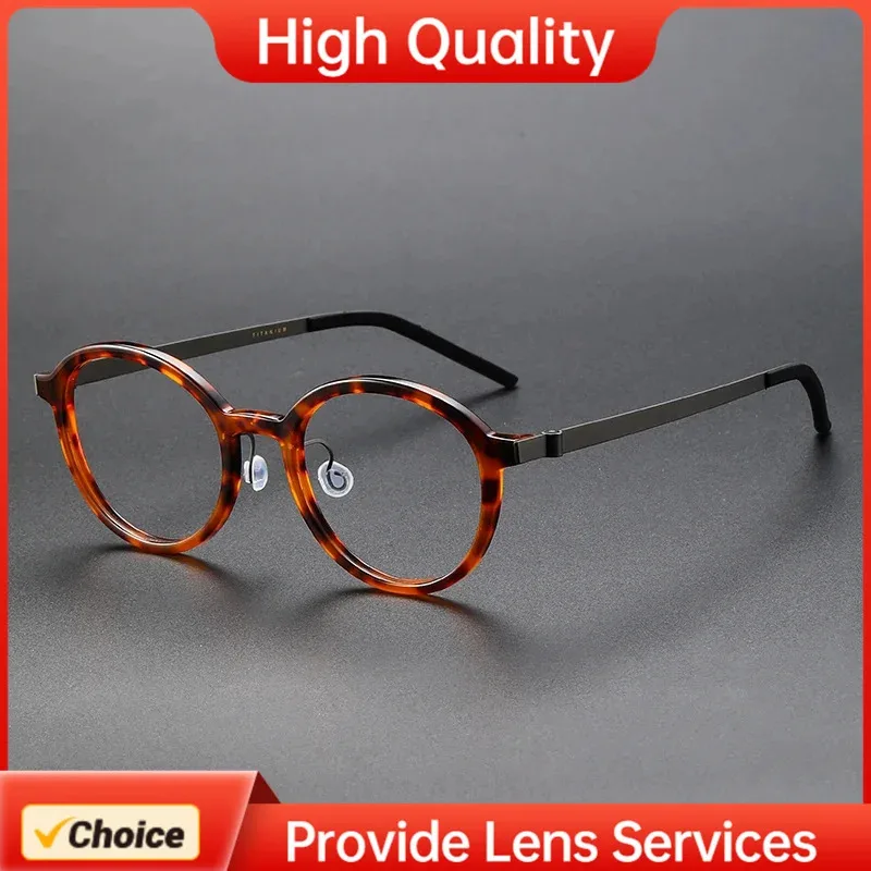 

Оправа для очков в стиле LINDBERG 1137, титановый IP-ацетат, горячая распродажа ручной работы для мужчин и женщин, компьютерные очки, линзы с защитой от синего света