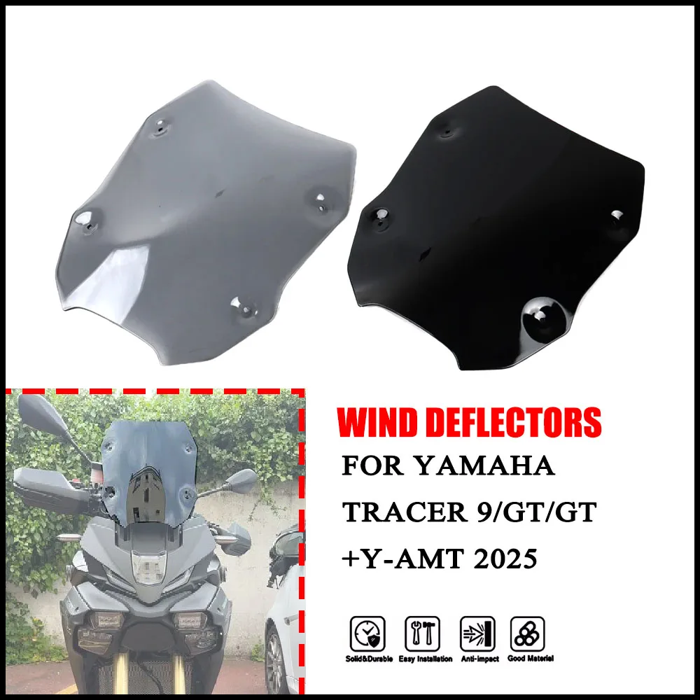 

FOR Yamaha Tracer9GT/GT+ 2025 Windshield & Wind Deflector Visor- OEM Fit Aerodynamic Sport Touring Motorcycle AccessoryBrand NEW