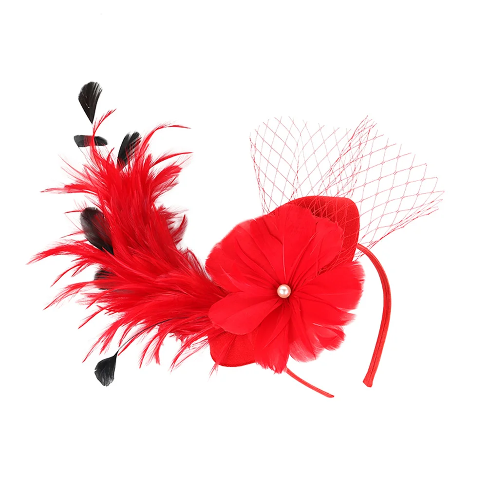 

Wedding Bridal Mini Hat Hair Clip Fascinator Mini Hat Veil Elegant Women Hats Hair Clip For Party Holiday