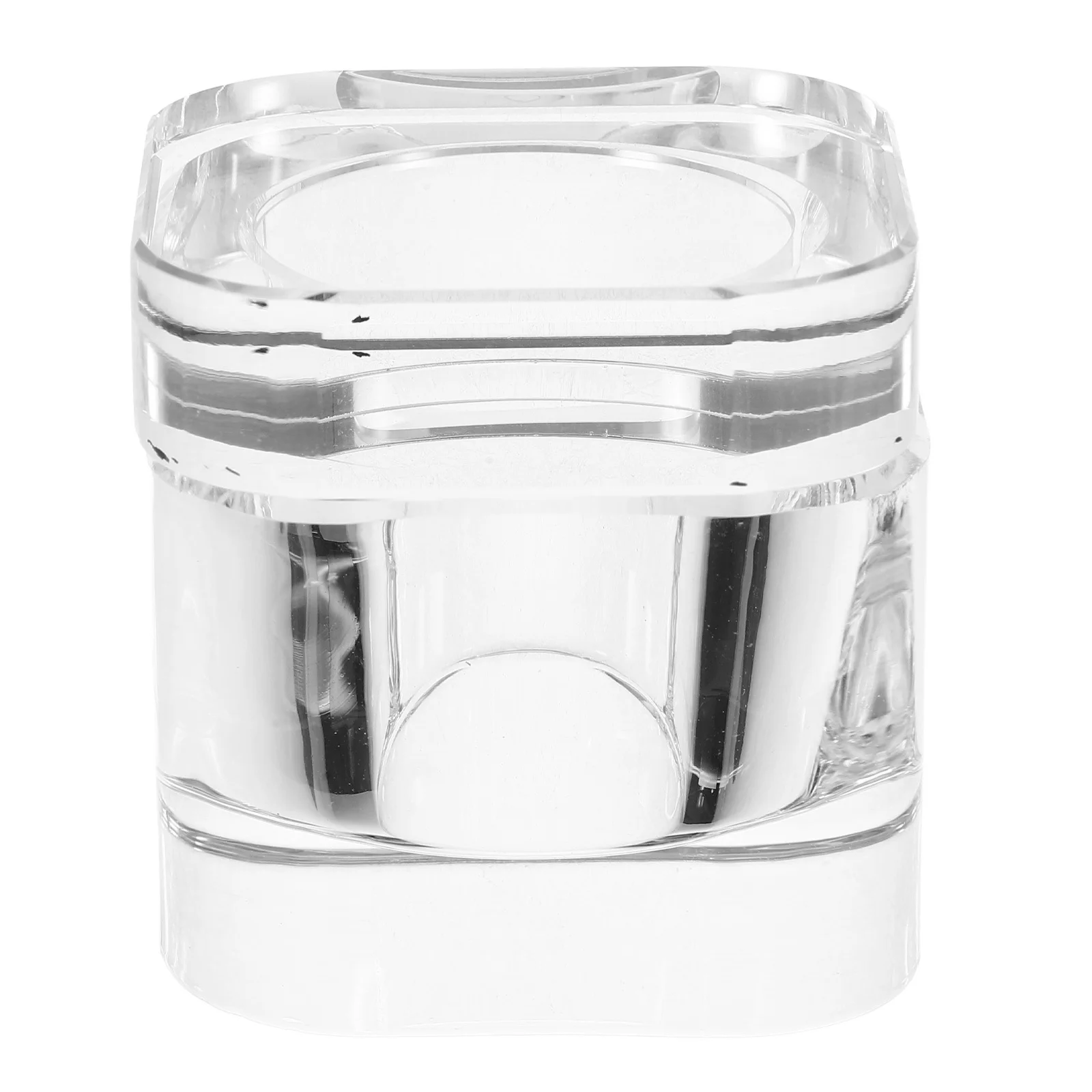 Taza de cristal duradera para uñas, Mini cuenco para manicura de diseño delicado y elegante, soporte para líquido en polvo acrílico, herramientas profesionales para salón de uñas