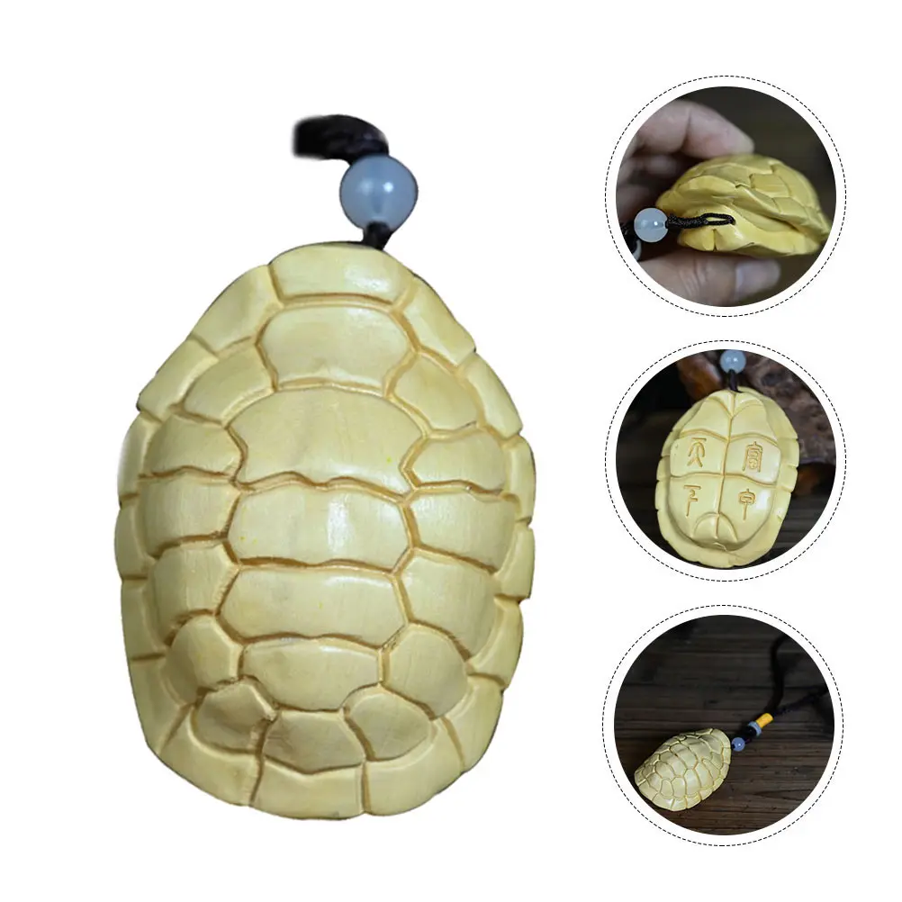 

Wood Carving H Turtle Shell Statue nament Smooth Surface Comfortable Wood Desktop Decor Indoor Family Accessories
