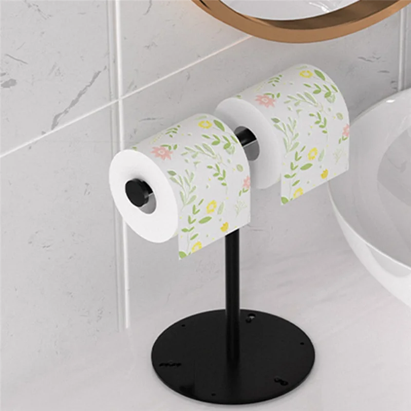 ABNG 1 шт. подставка для полотенец для рук, устойчивая к отдельно стоящая вешалка для полотенец из черной углеродистой стали, маленькая подставка для полотенец для ванной комнаты