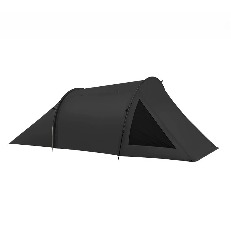 

Double tunnel tent multi-functional waterproof, sun protection large space motorcycle travel tent