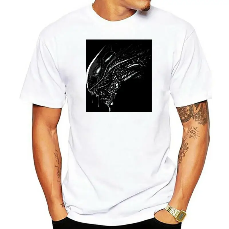 Alien Head T-Shirt Unisex Cotton Ridley Aliens Covenant Predator Halloween S-5XL