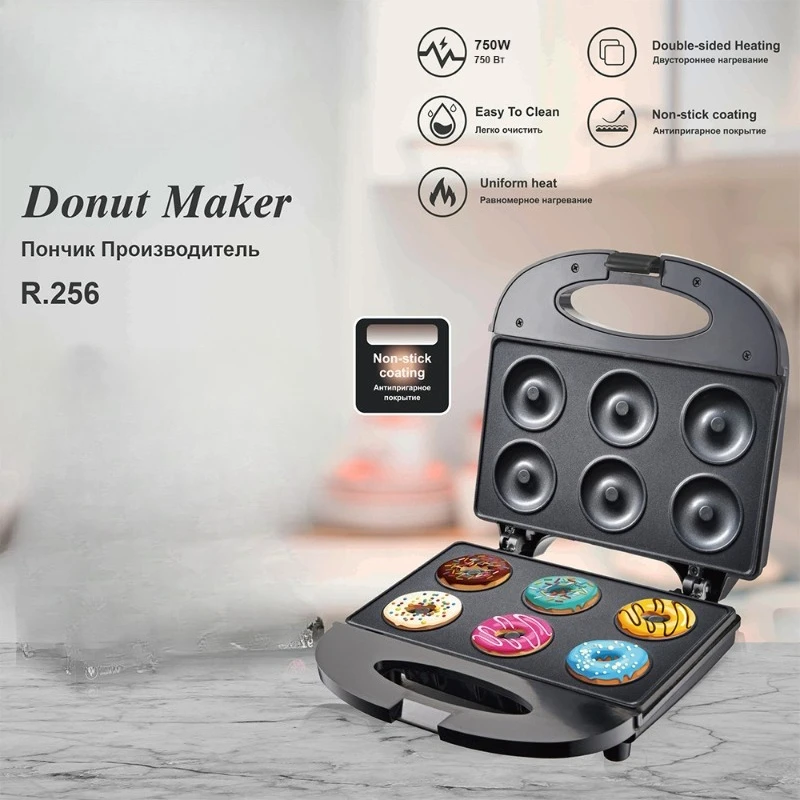 

Многофункциональная бытовая машина для приготовления пончиков и круглых кексов 110-220В, мини-аппарат для легких блюд и завтраков, кухонная техника
