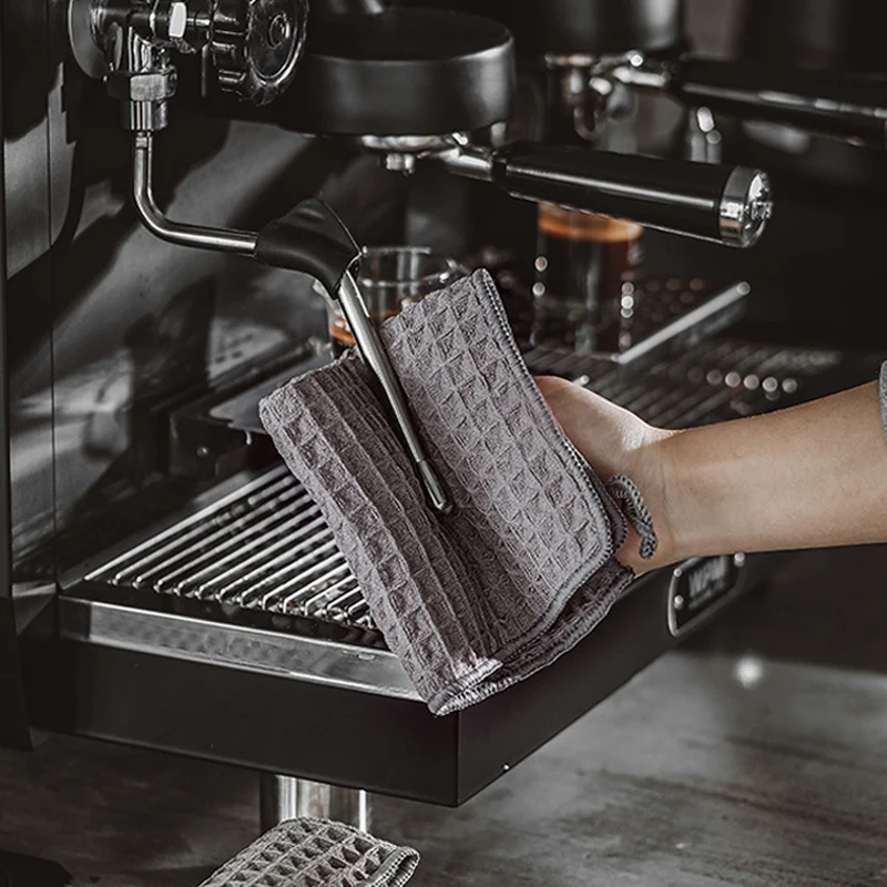 1-3pcs Barista Bar Towel Coffee Machine Special Rag Absorbing Water No Lint Square Towel Cleaning Cloth Coffee Machine Cleaning