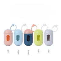 Plastic Garbage Bag Dispenser Carrier Case for Dog Waste Bag Holder, Bullet Pet Dog Waste Poop Bags, New Pet Waste Bag Dispenser