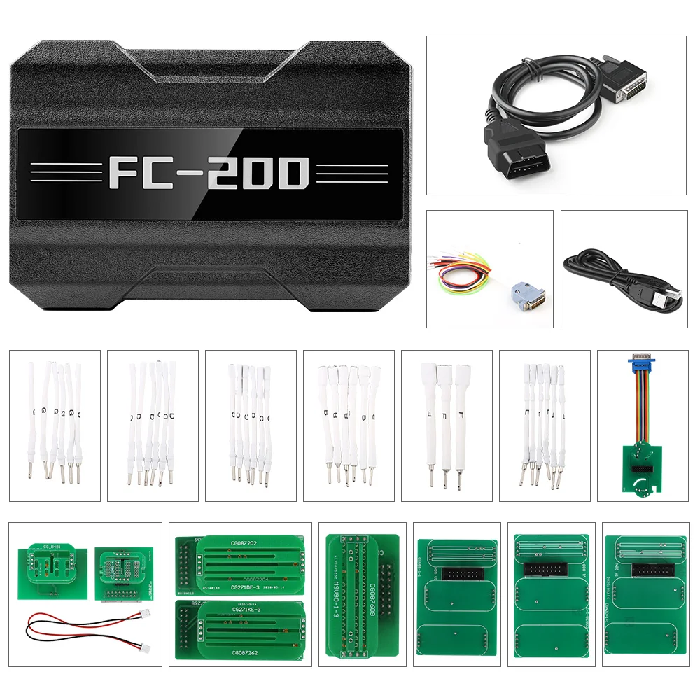 

CG FC200 ECU Programmer Full Version with New Adapters Set 6HP & 8HP / MSV90 / N55 / N20 / B48/ B58 and MPC5XX Adapter for EDC16