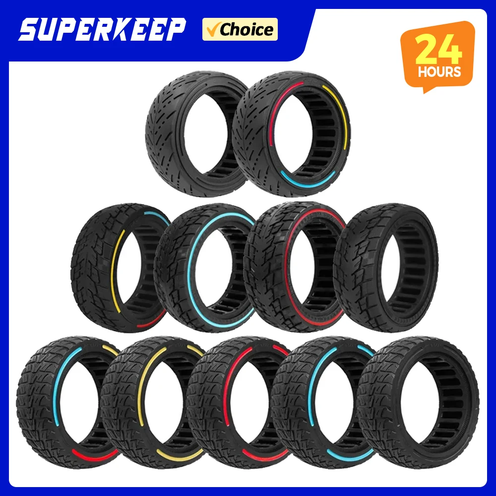 Pneu Sólido Off-Road Honeycomb 8.5x2.5 para Dualtron Mini e Speedway Leger Scooter, Peças de Pneu Tubeless à Prova de Explosão