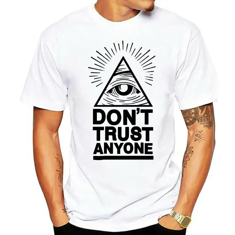 

Illuminati Eyes Dont Trust Anyone Unisex T Shirt Superior Quality Tee Shirt