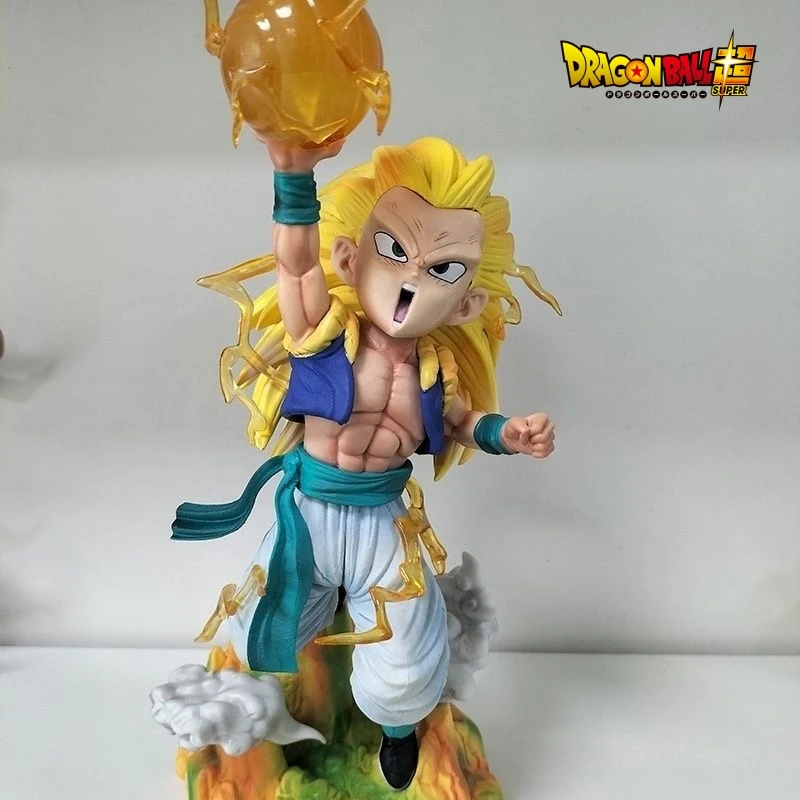 

30cm Gotenks Dragon Ball Figurine Super 3 Gotenks Action Figures Pvc Anime Model Collection For Children Toys Birthday Gift