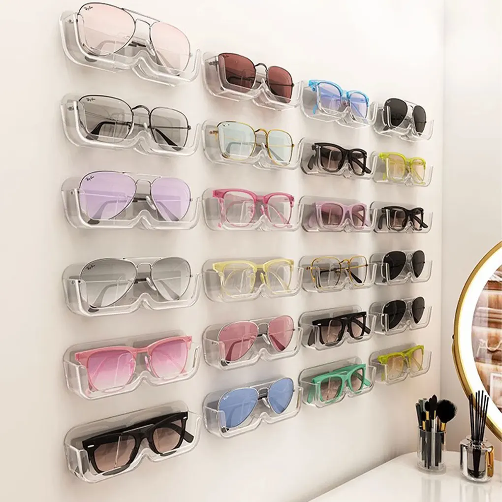 Sturdy And Durable Wall Mounted Sunglasses Organizer Sunglasses Secure And Within Reach Space-saving