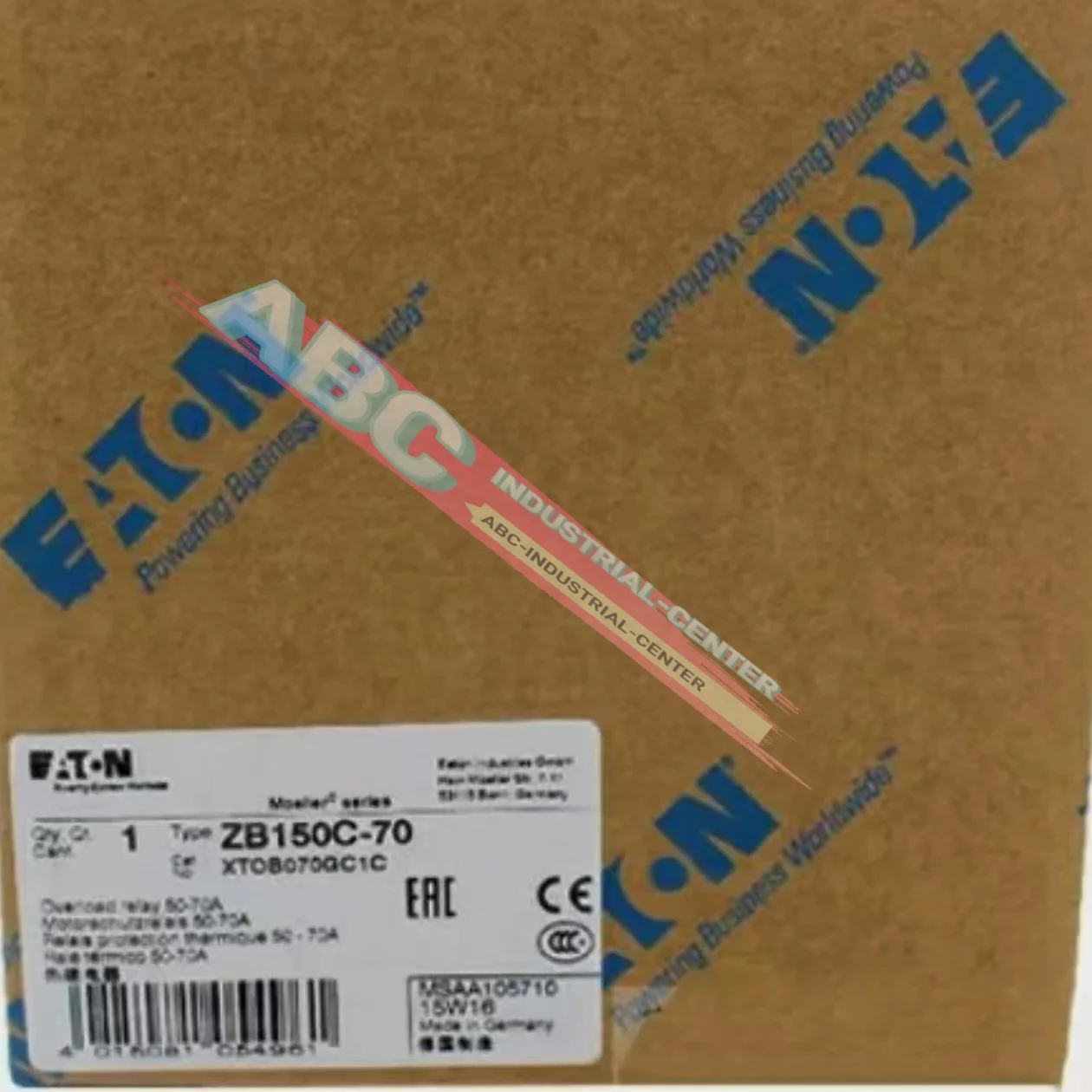 New original  ZB150C-70 Thermal Overload Relay
