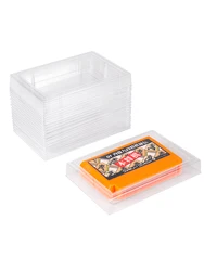 For FC Clear Inlay Plastic Cartridge Insert Inner Tray for Famicom Games Replacement Display Case Transparent Plastics Box