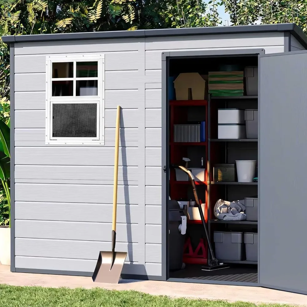 2 Pack Shed Windows,12" x 18" Small Sliding Windows,Flush Mount Windows with Tempered Glass and Fiberglass Screen for Shed