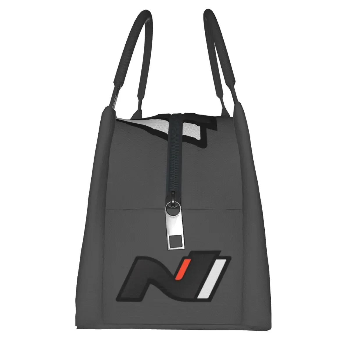 Hyundai N Performance Logo Dark Lunch Bags Insulated Bento Box Waterproof Lunch Tote Resuable Picnic Bags for Woman Kids Work