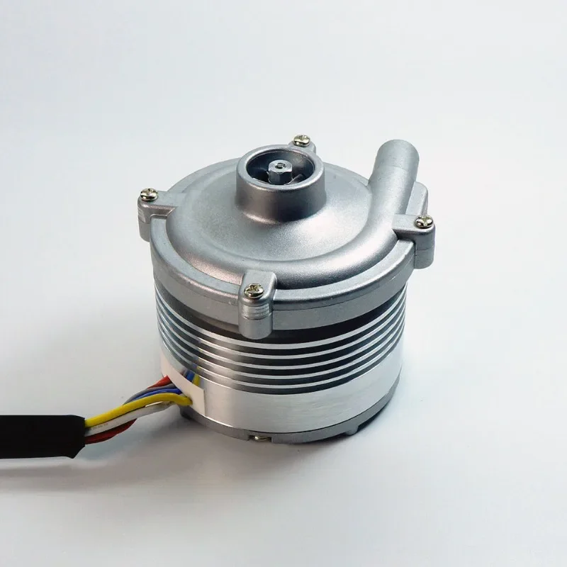 For 220V / 24V Brushless DC Blower, All Aluminum Mini Air Blower, 70KPA Air Pressure, 80000 RPM High Speed Powerful Cooling Fan