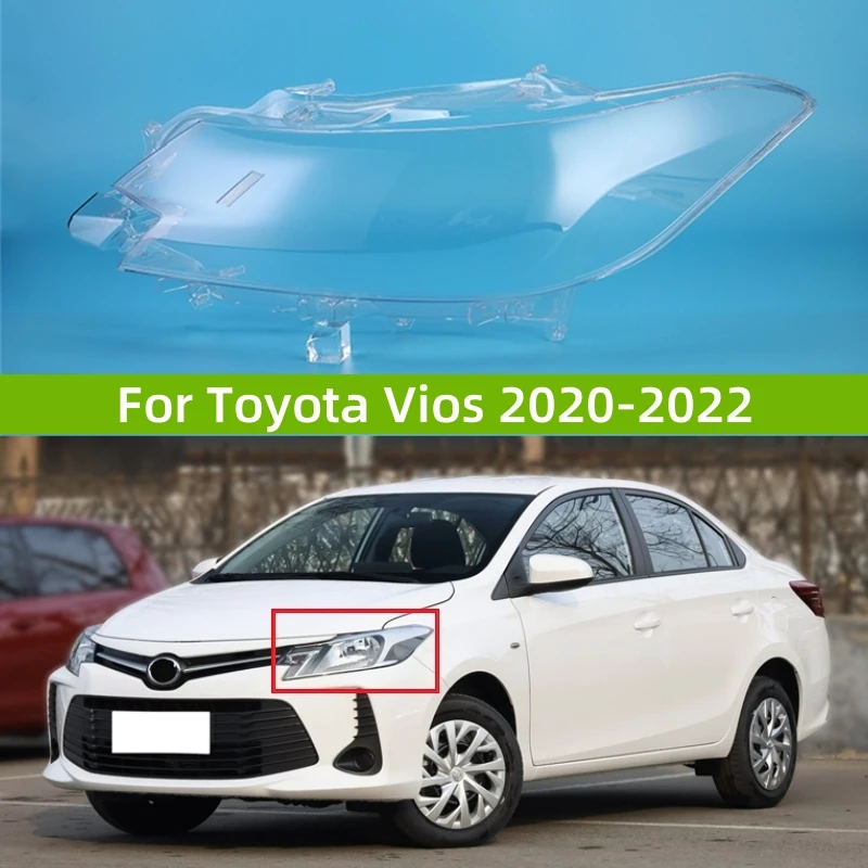 

For Toyota Vios 2020 2021 2022 Car Decorations Accessories Glass Headlight Replace The Original Lampshade