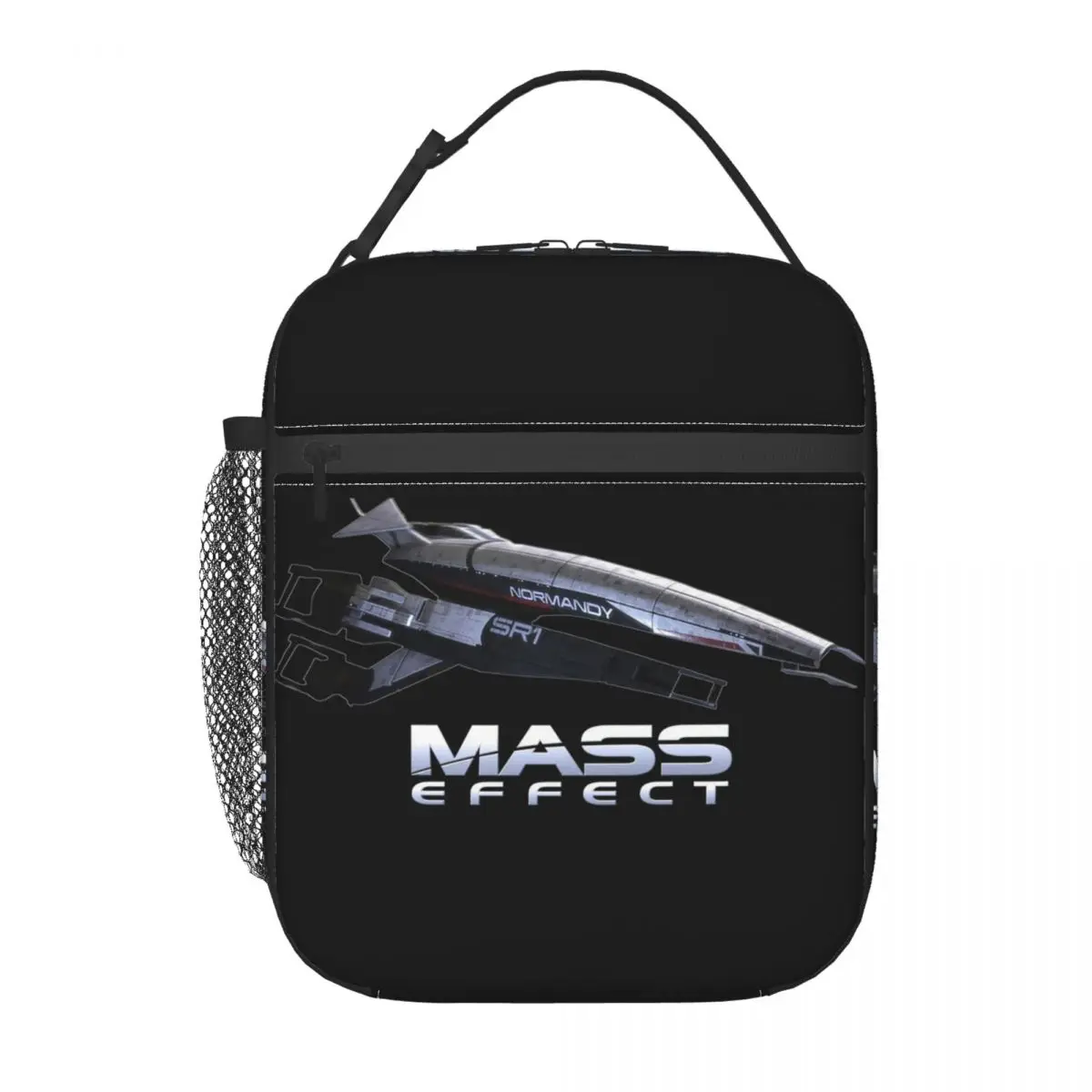Mass Effect Normandy SR1 Insulated Lunch Bag for Women Children Portable Food Boxes Thermal Lunch Box Tote