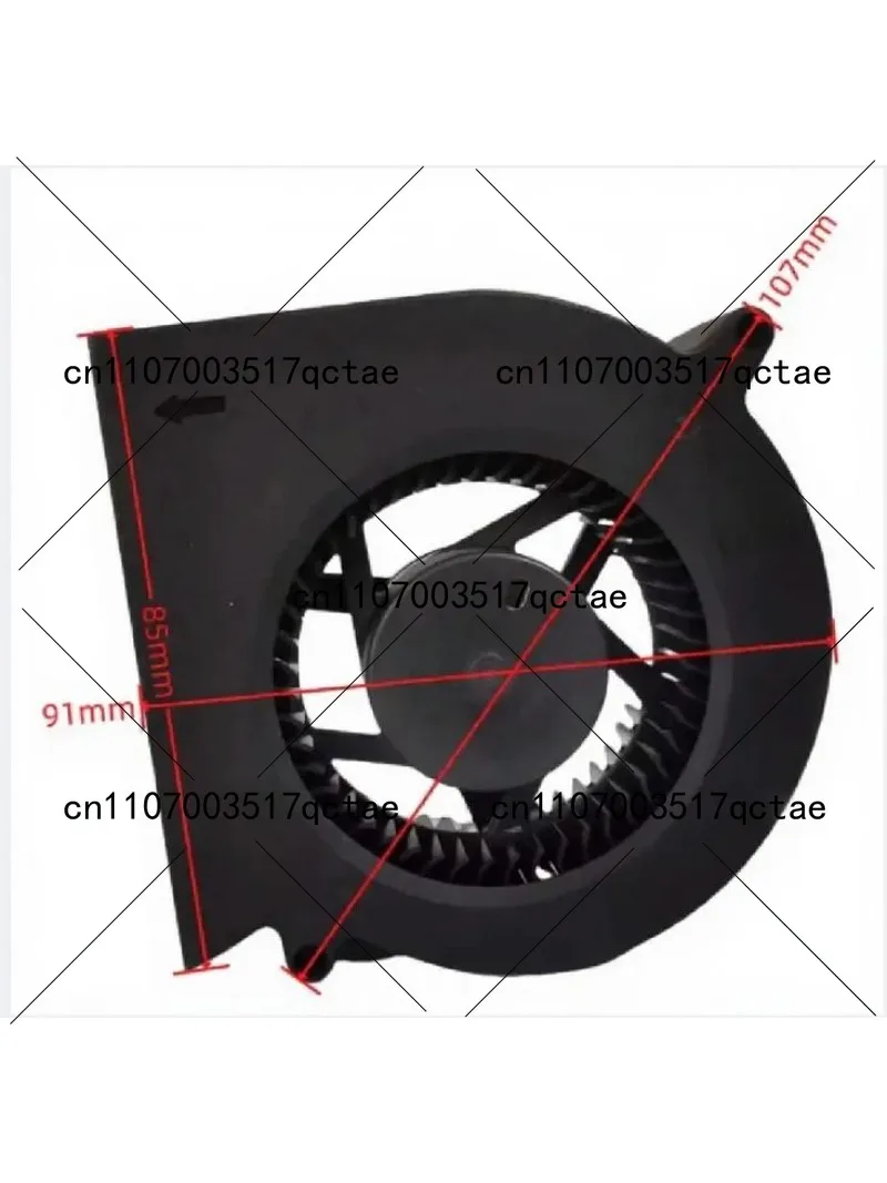 2-Wire 12V 0.20A Server Cooling Fan for Computer Case And Equipment Ventilation - Standard Size