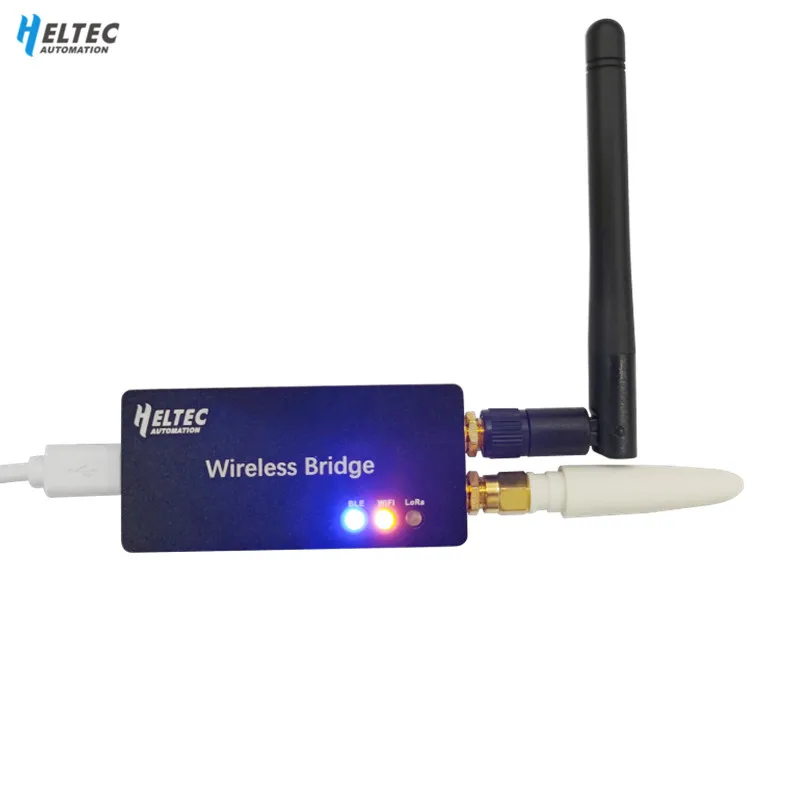 LoRa Wireless Bridge With Antenna “WiFi/Bluetooth – LoRa” signals ESP32 SX1276 Support the Arduino Environment Heltec IOT sensor