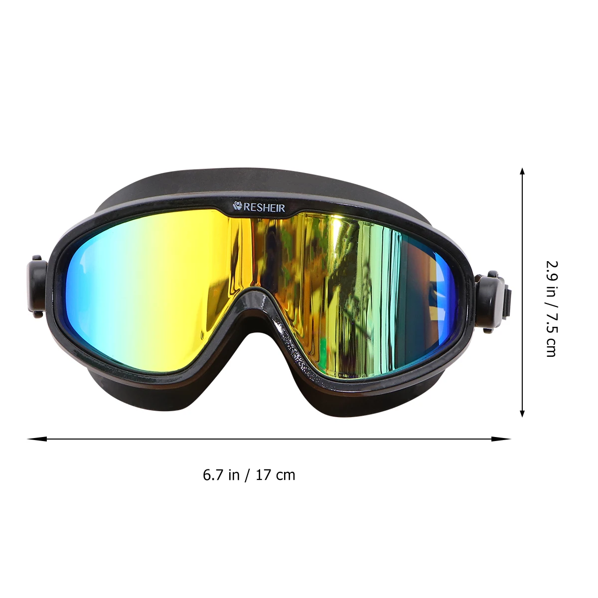 High-Definition Swimming Goggles For Adult Swimming Equipment Adult Clear Glasses For Men Glasses Flat Transparent Diving