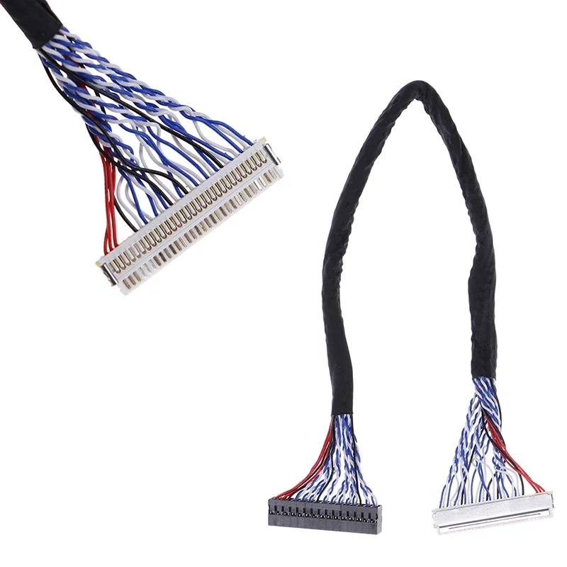 

Кабель LVDS 25 см, 8-битный, 30-контактный, 2-канальный, для контроллера ЖК/LED панелей 17-26 дюймов