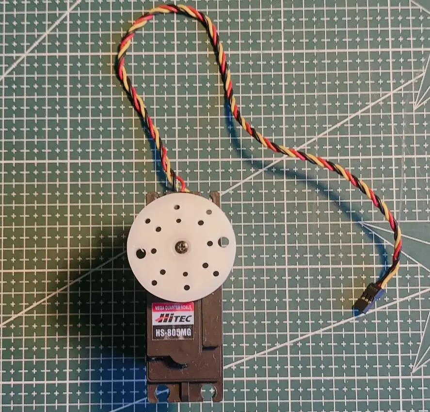 Motor Servo Hitec HS-805MG Torsi 24.7Kg Metal Gear 8mm Shaft HITHS805MG Mega Metal Gear Servo