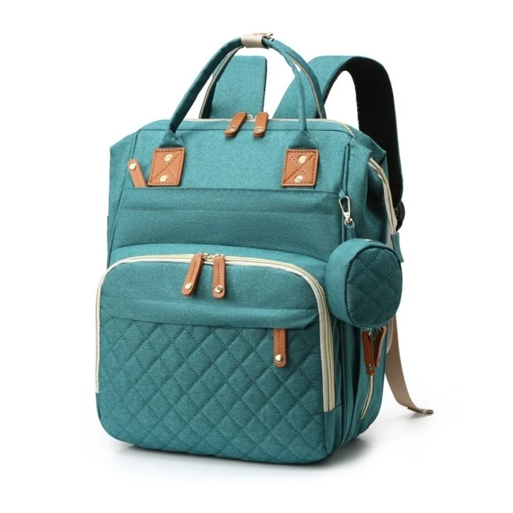 

Oxford cloth Mommy Bag Multi-Functional Dry-wet Separation Baby Diaper Backpack Lightweight Foldable Mom's Outting Bag Female