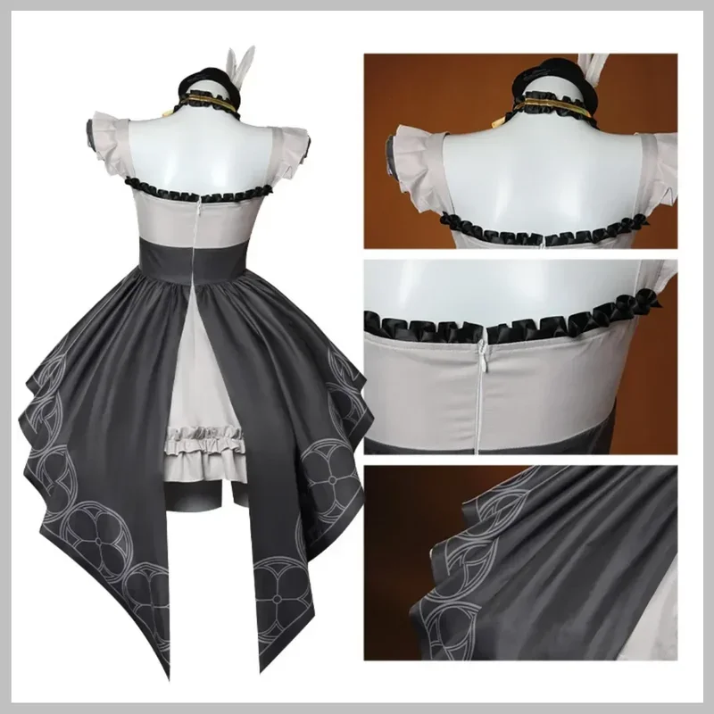 FC6Game Blue Archive Iochi Marī Cosplay Costume Wig Princess Dress Lolita Skirt Woman Cute Halloween Carnival Christmas Par@FC8！