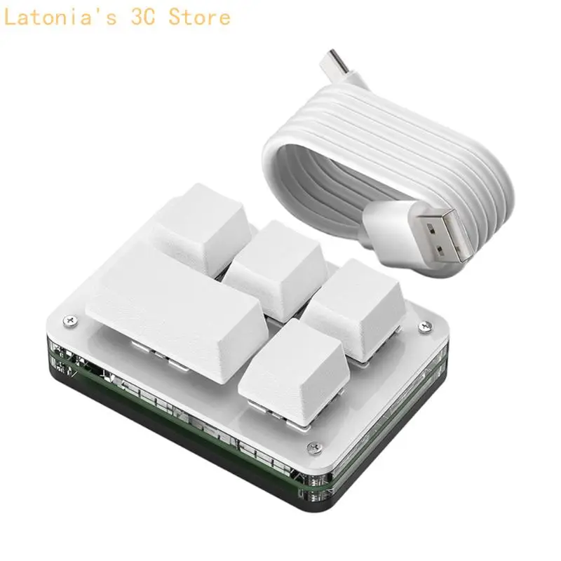 Light Effect Mechanical Keypad with USB Input for Daily Office Editing Control X3UB