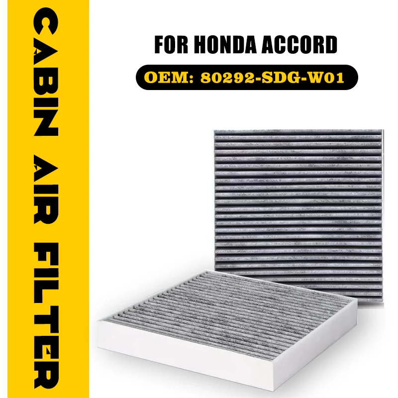 

Car Activated Carbon Air Filter For Honda Accord 2004-2015 CP1 CP2 CP3 CR1 CR2 CR4 CU1 CU2 Conditioner Accessories 80292-SDG-W01