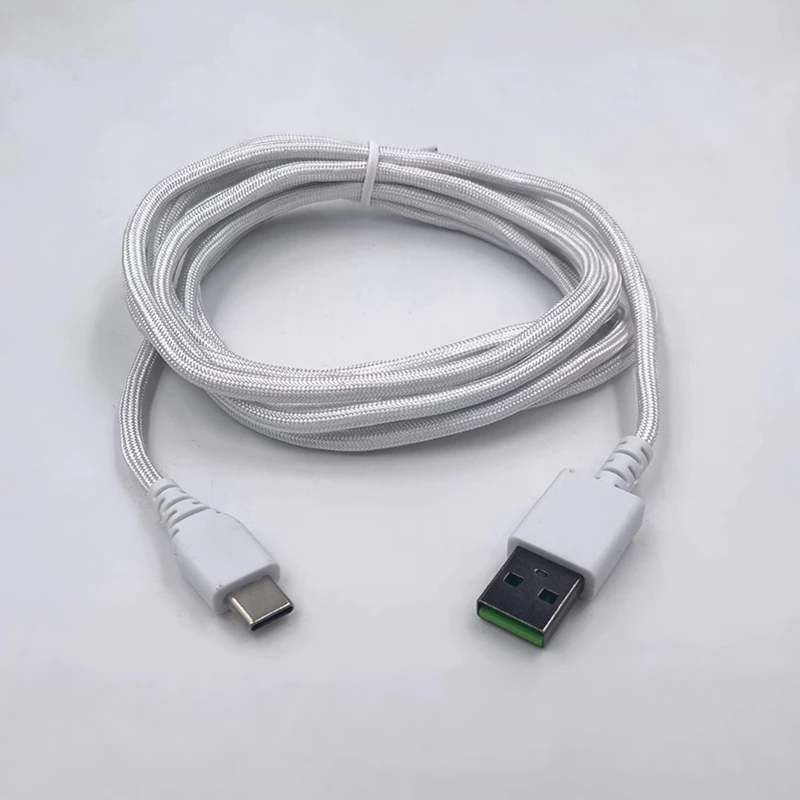Cable datos USB tipo C trenzado para carga ratón ViperV2Pro/BasiliskV3Pro