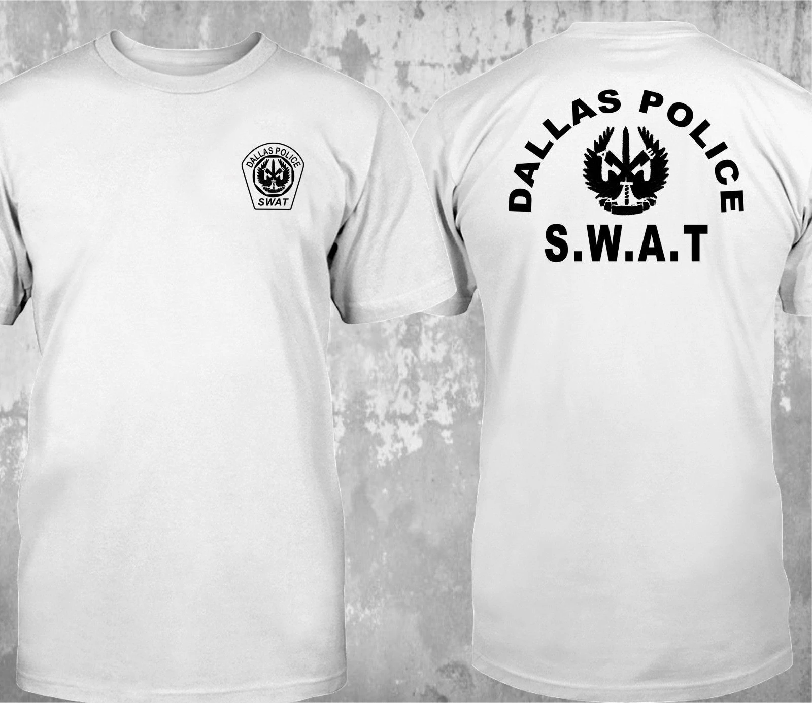 Summer Cotton Short Sleeve O-Neck Mens T Shirt New S-5xl SWAT Polices Department Dallas Security Investigation T-Shirt. graphic