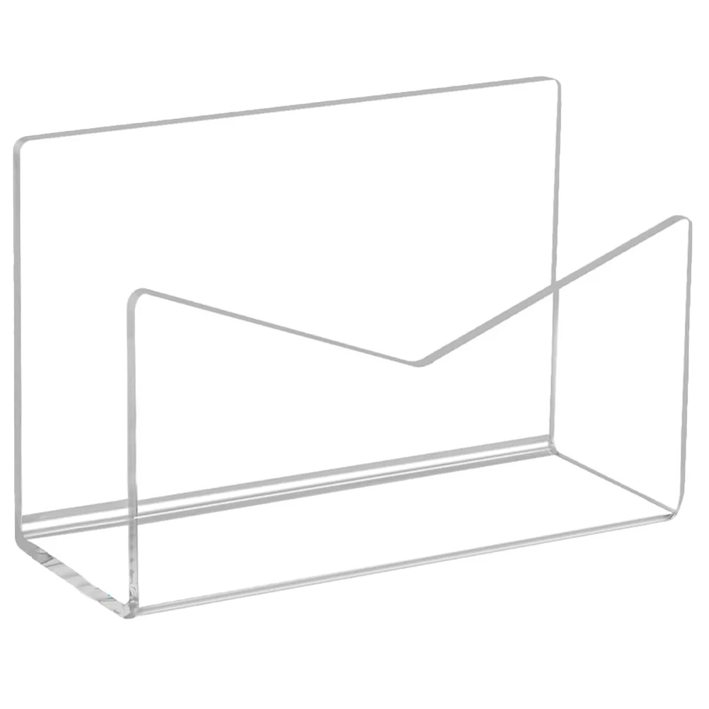 Post-Organizer, Postkartenhalter, Arbeitsplatz-Organizer, Brief, Acryl, Pappteller, Geldbörse