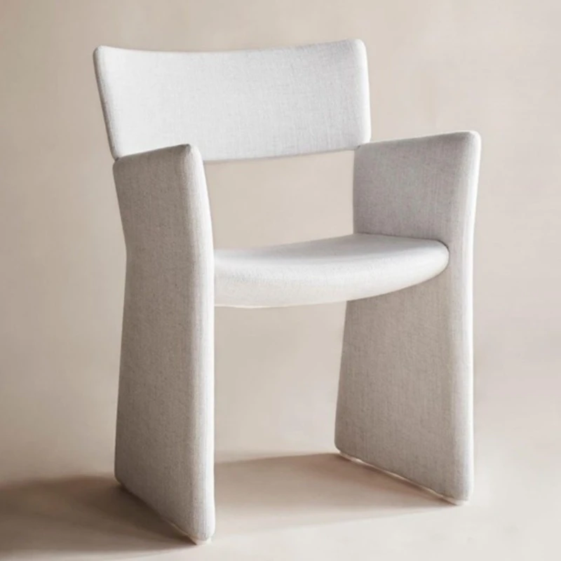 

Dining chair household simple designer model room reception negotiation leisure book makeup light luxury