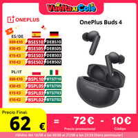 Global Version OnePlus Buds 4 True Wireless Earphones Up to 55dB Noise Cancelling ANC Dual Drivers with Dual DACs Bluetooth 5.4