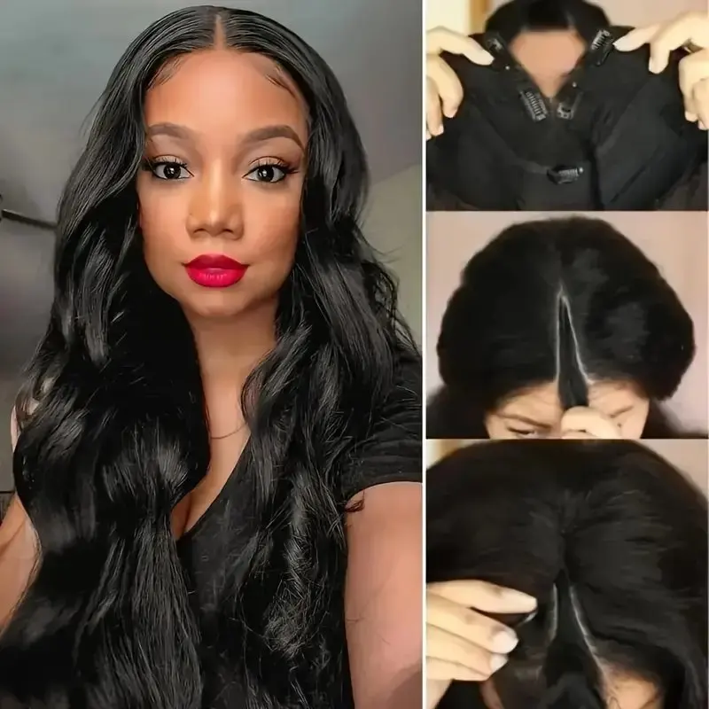 13x4 HD Lace Front 20 36 Inch 13x4 Body Wave Glueless Pre Plucked Natural Black Human Hair Wig For Women 180 Density