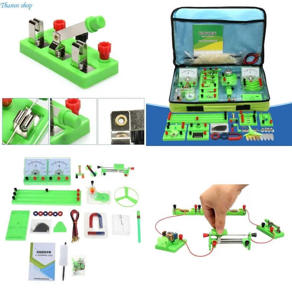 

Physics Experiment Equipment Set, Physics Labs Learning Basic Electricity Discovery Principles for School Physics X37A