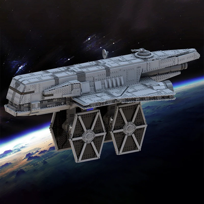 2696 pçs moc imperial gozanti-class blindado cruiser transporte navio blocos de construção montagem criativa tijolos brinquedos criança presentes diy