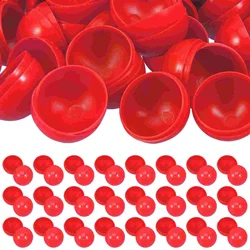 Lottery Balls 50Pcs 3Cm Plastic Hollow Bingo Balls Round Raffle Balls Capsules Bar Game Props Openable