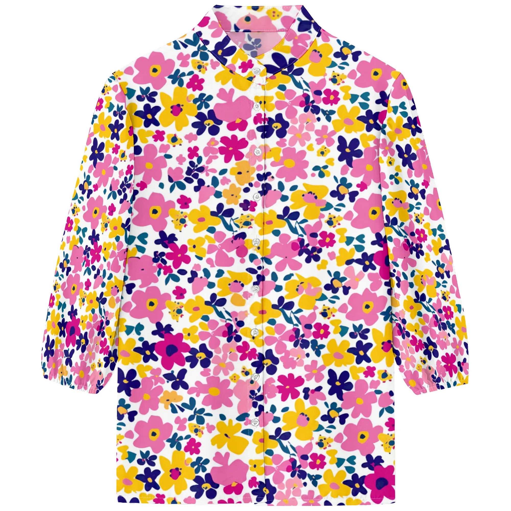 Рисунок 4 - Женские деловые повседневные топы с цветочным принтом