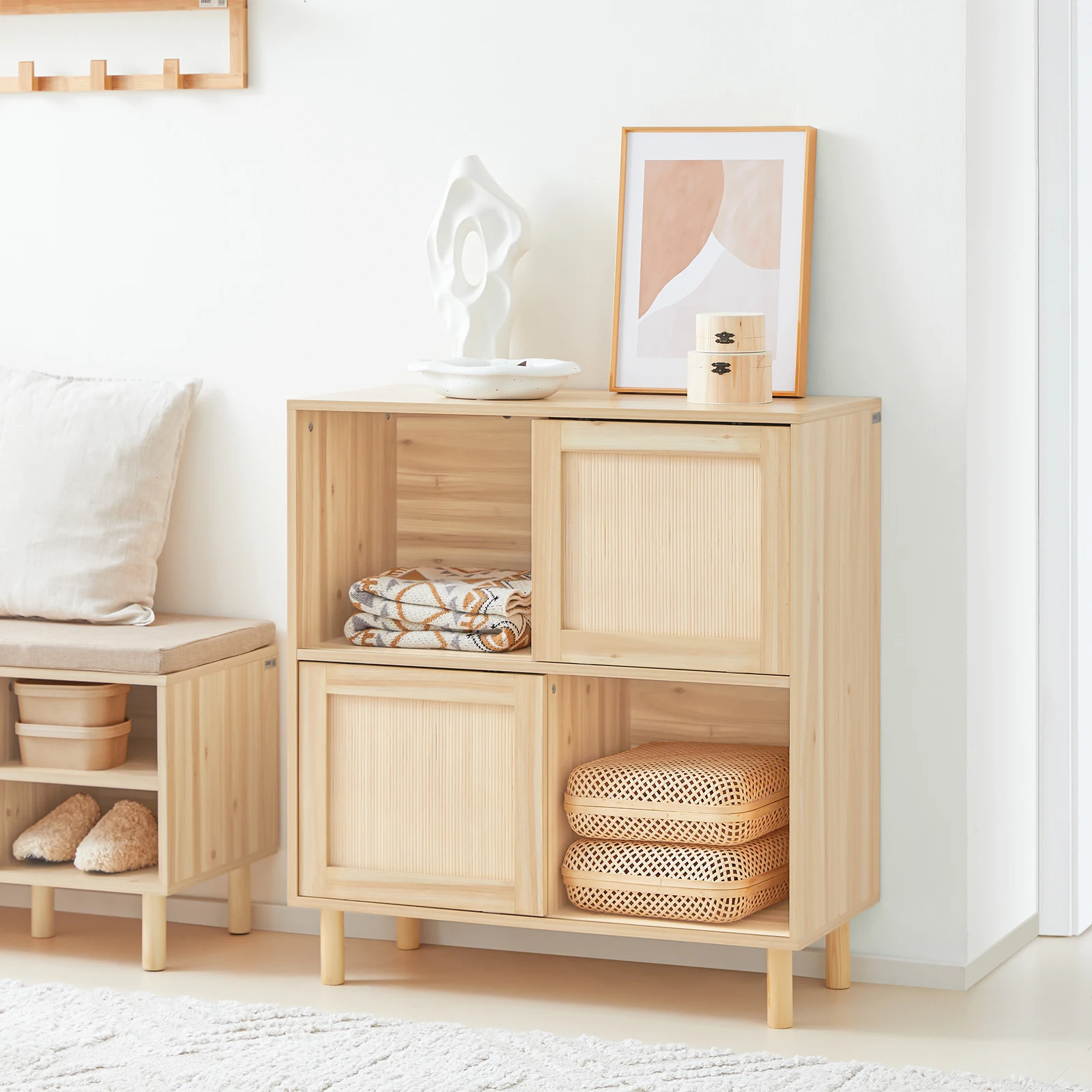 SoBuy FSB87-N Credenza Porte scorrevoli Armadio comò Armadio da cucina Armadio da corridoio Armadio laterale Armadio TV Lowboard