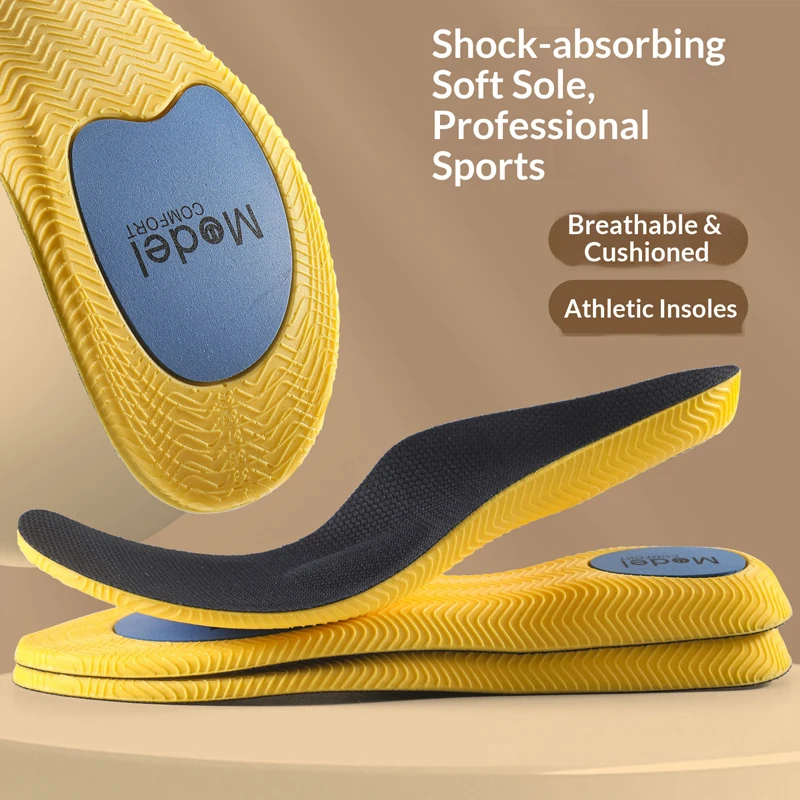 1Pair/2Pair NEW Non-Slip Shoe Pads Anti-Fatigue Arch Support Insoles Thick Cushion Shock Absorption Breathable