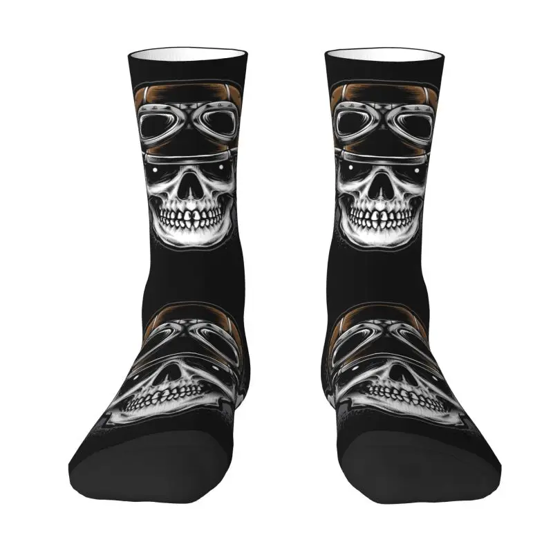 Novelty Men's Scuba Skull Dive Diver Dress Socks Unisex Comfortable Warm 3D Printed Crew Socks